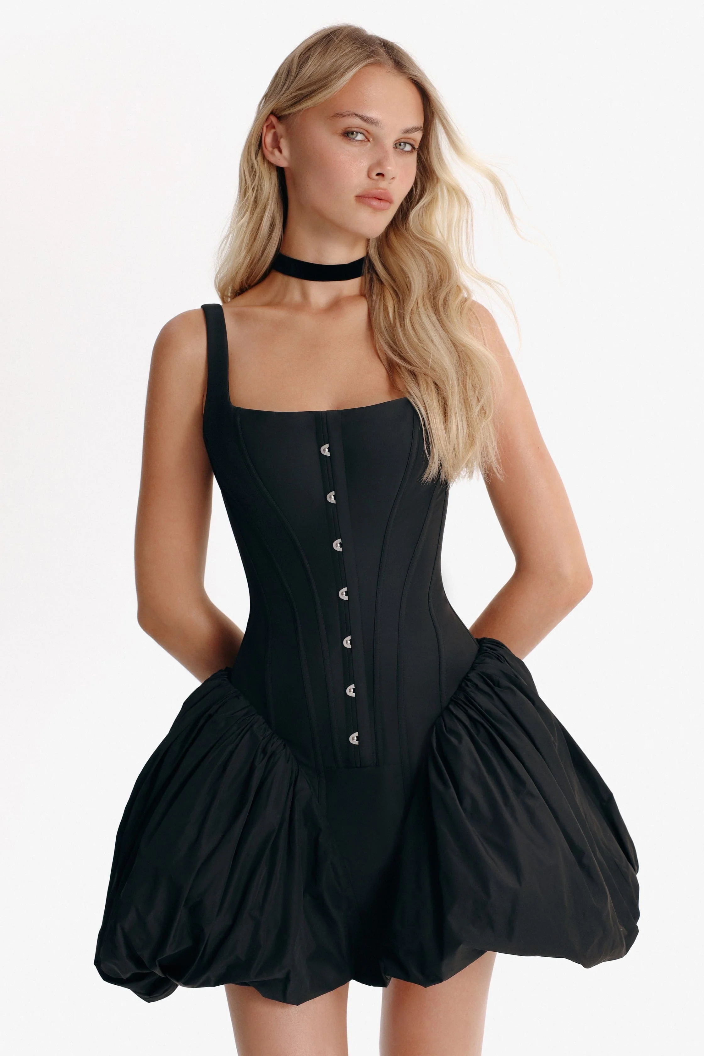Black corset mini dress - Image 5