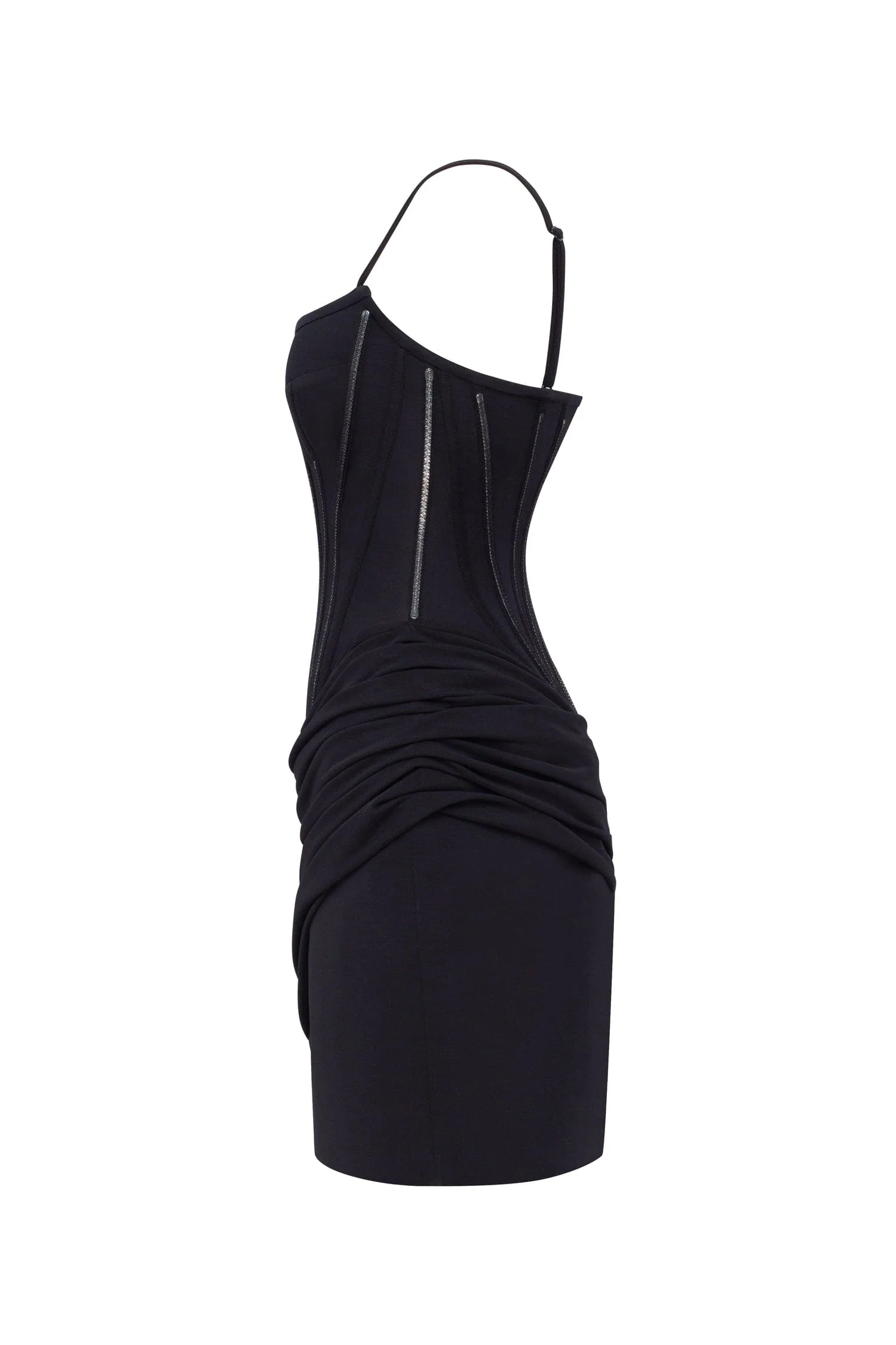 Chic fitted corset mini dress, Parisienne - Image 7