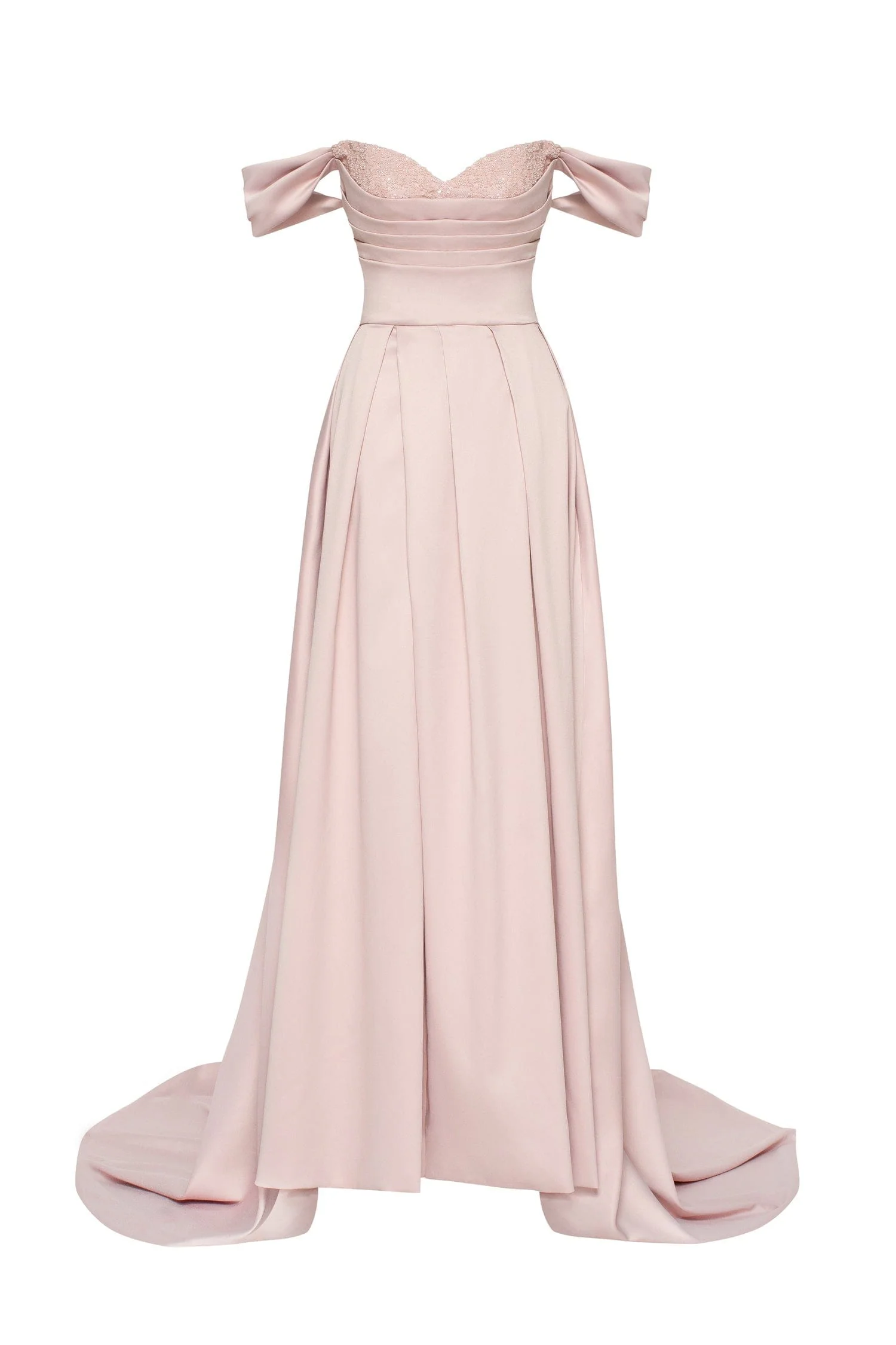 Misty Rose Princess heart-shaped neckline gown - Image 2