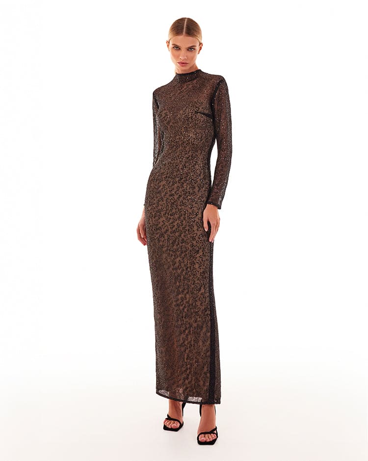 Crystal-embellished striking maxi dress - Image 5