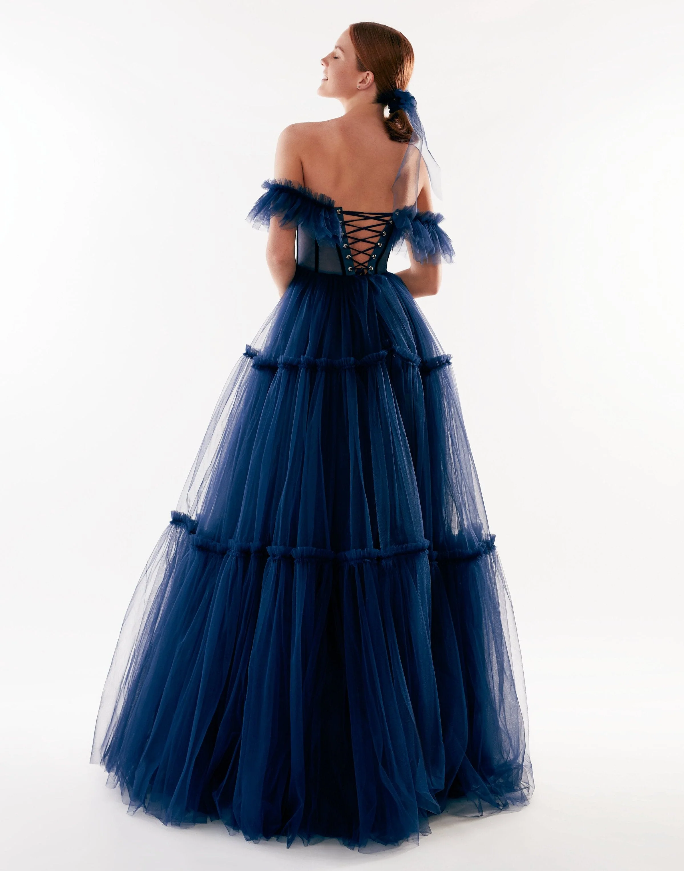 Elegant Off-the-Shoulder Maxi Dress - Image 3