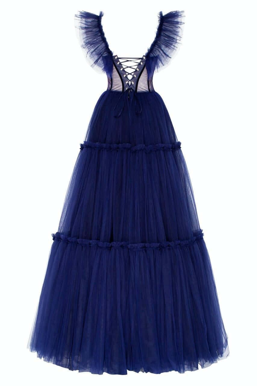 Elegant Off-the-Shoulder Maxi Dress - Image 4