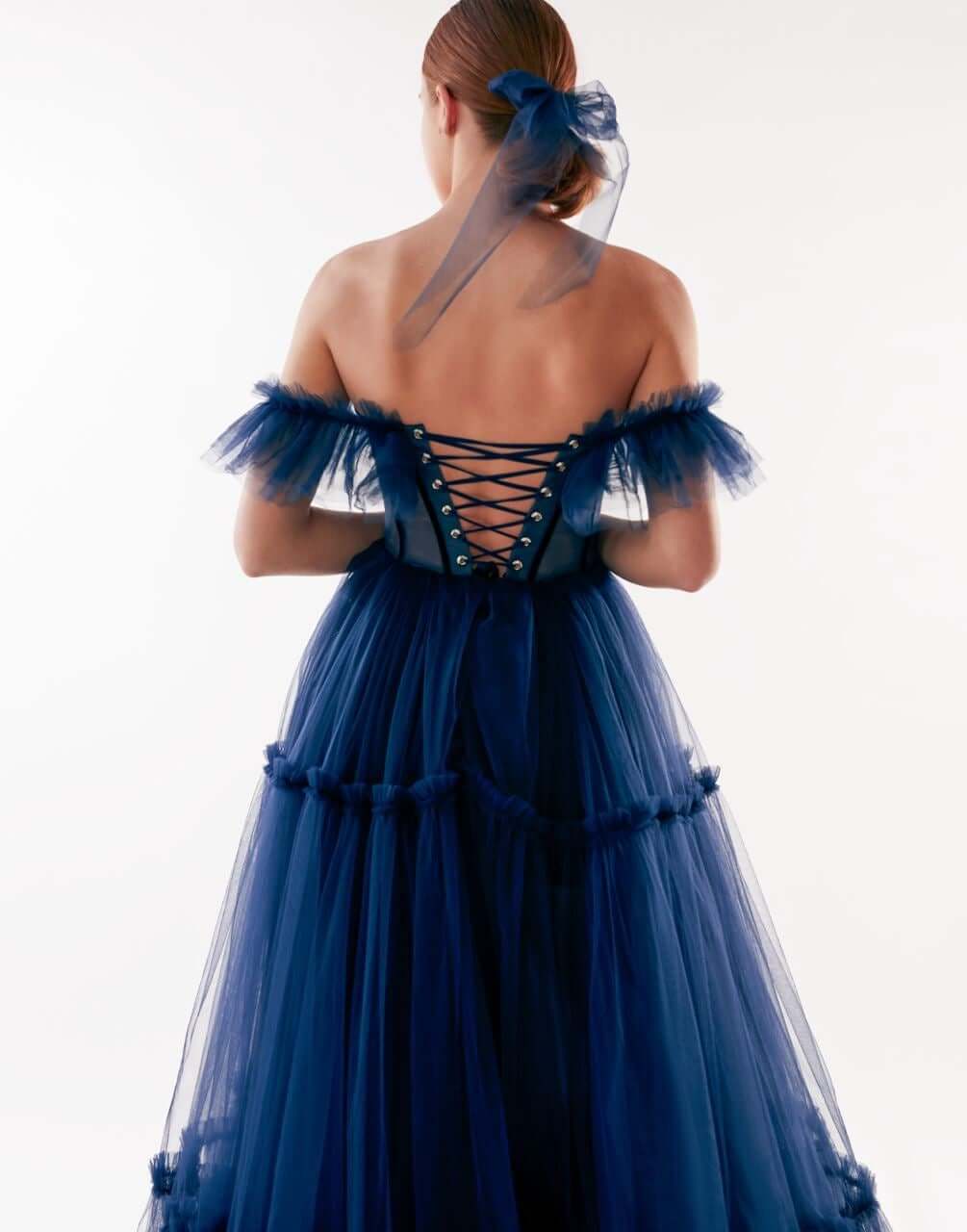 Elegant Off-the-Shoulder Maxi Dress - Image 5