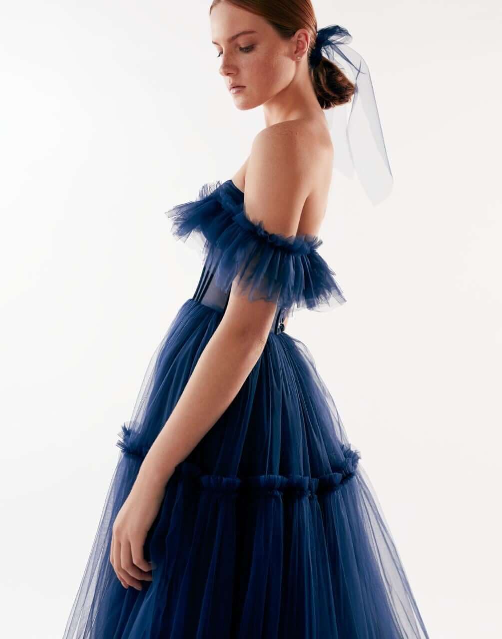 Elegant Off-the-Shoulder Maxi Dress - Image 6