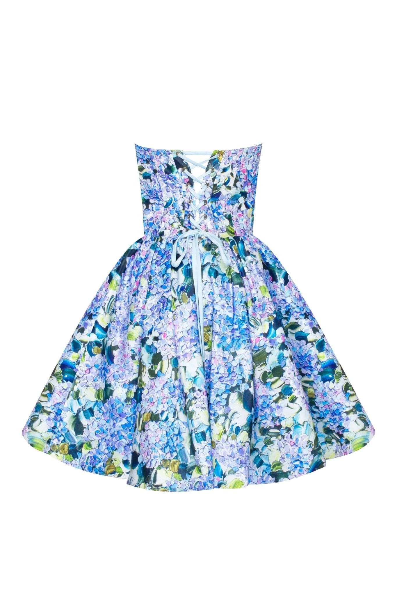 Hydrangea corset mini dress - Image 4
