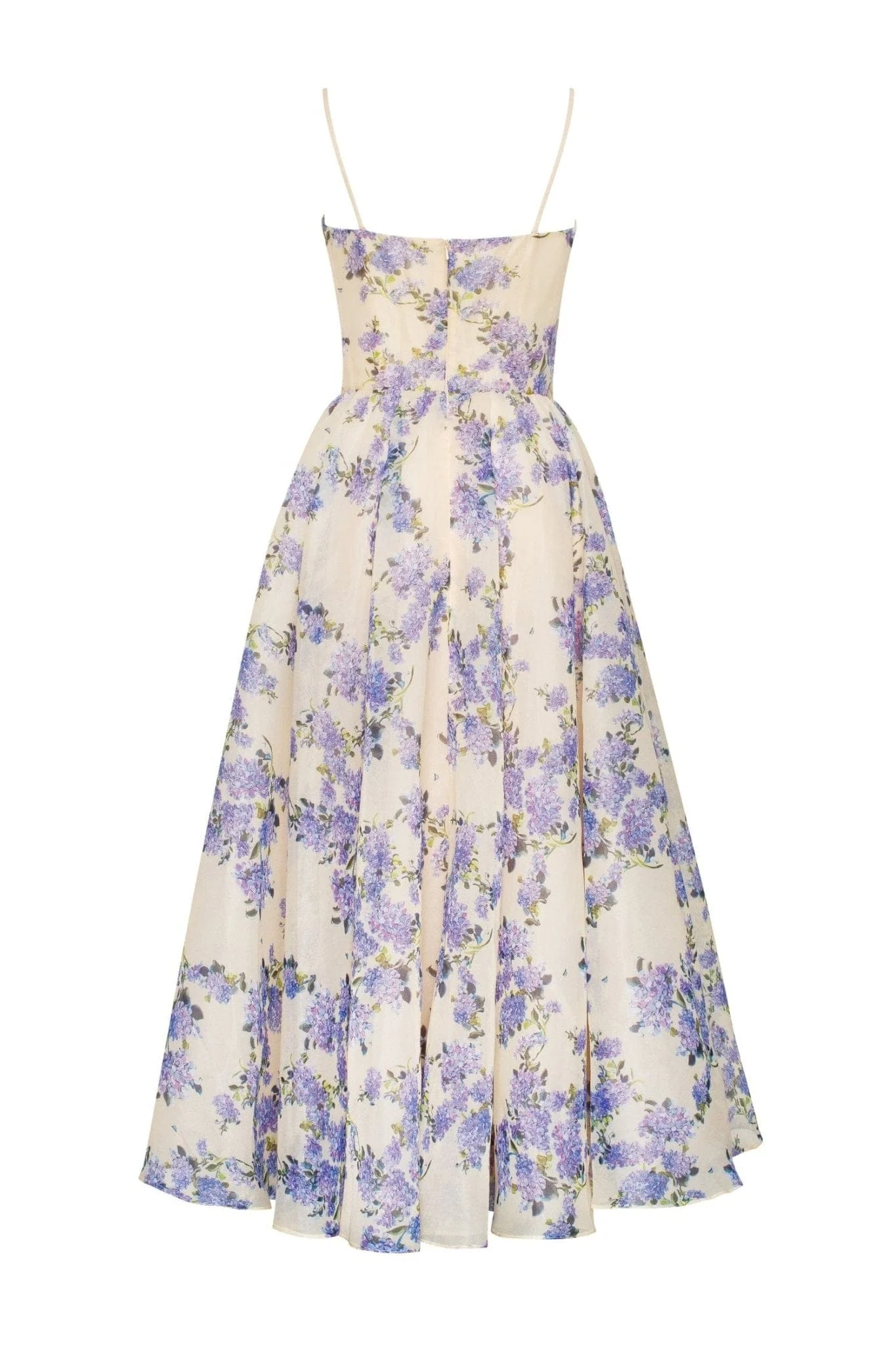 Hydrangea Tender spaghetti strap midi dress - Image 2