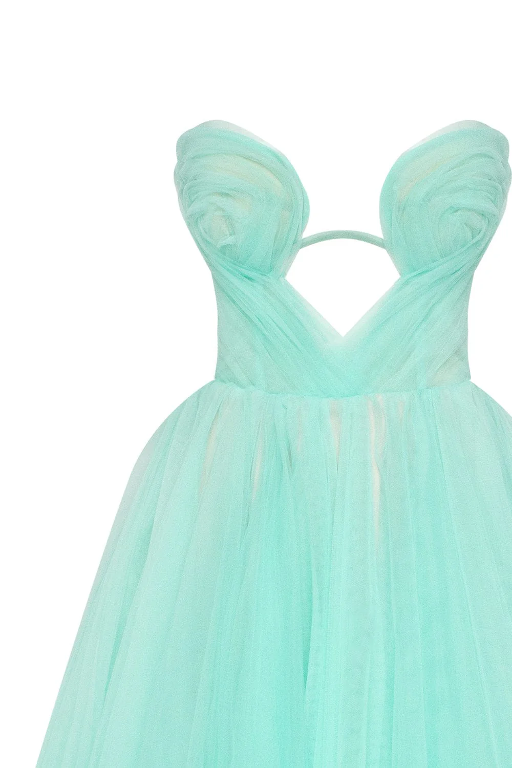 Mint green tender midi tulle dress - Image 6