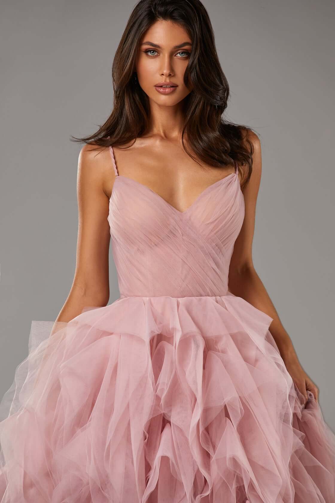 Misty Rose dreamy heart-shaped neckline maxi dress - Image 3