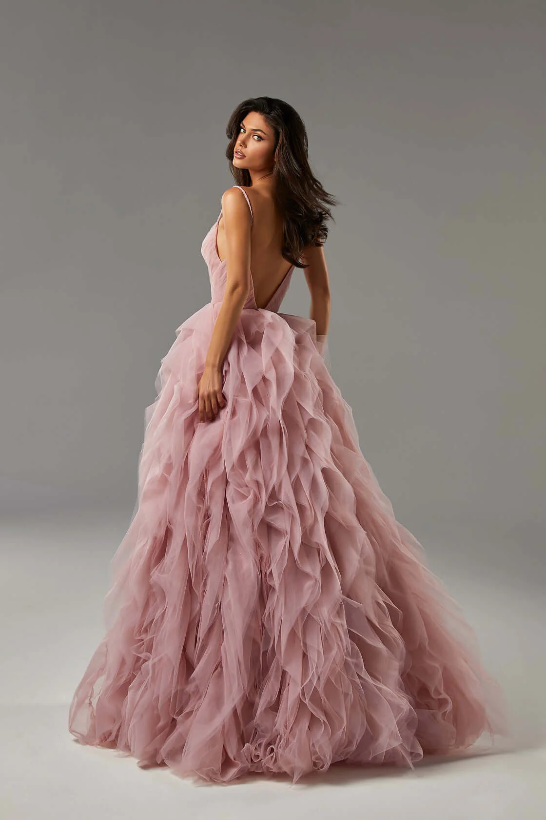 Misty Rose dreamy heart-shaped neckline maxi dress - Image 4
