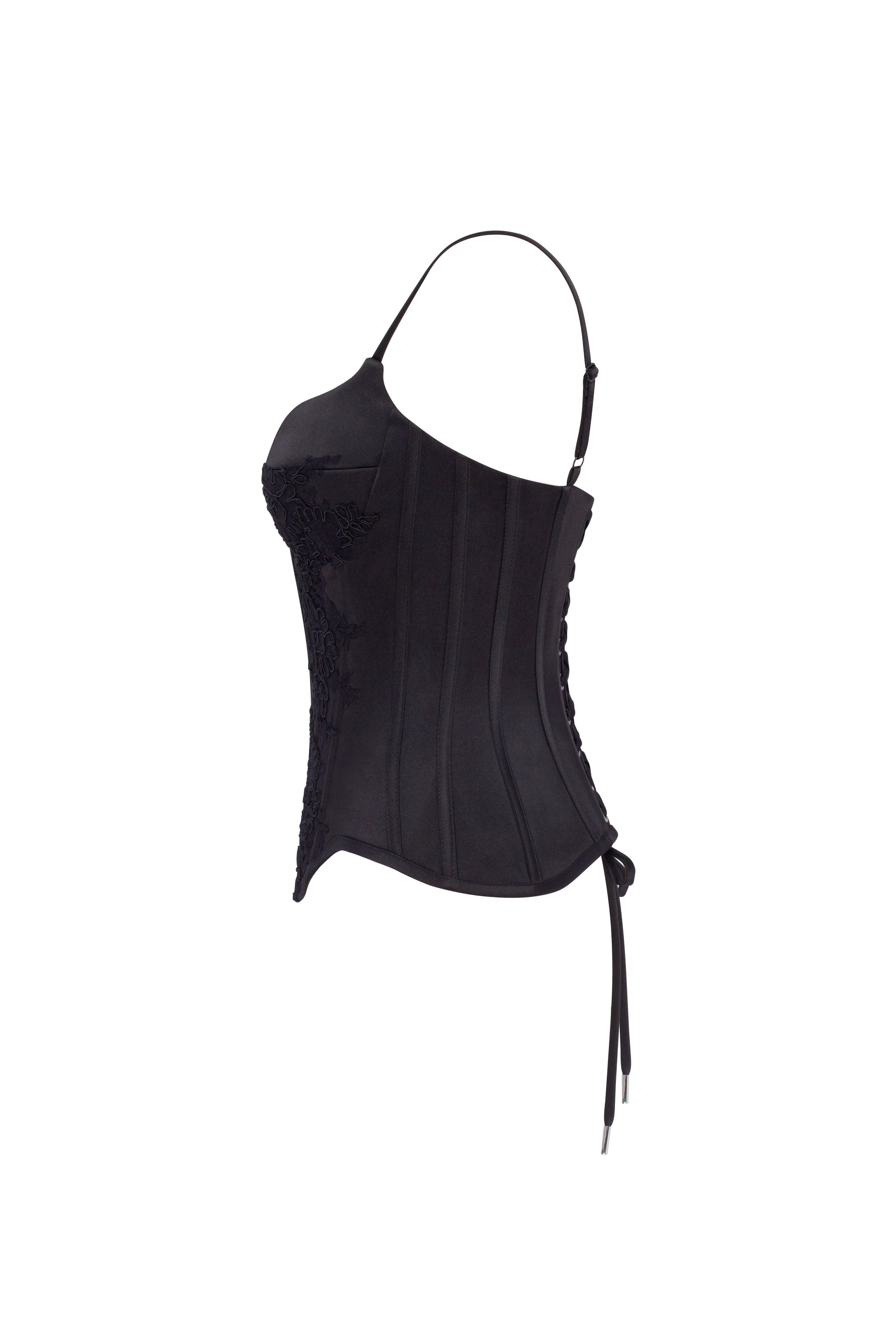Obsidian lace corset, Parisienne - Image 7