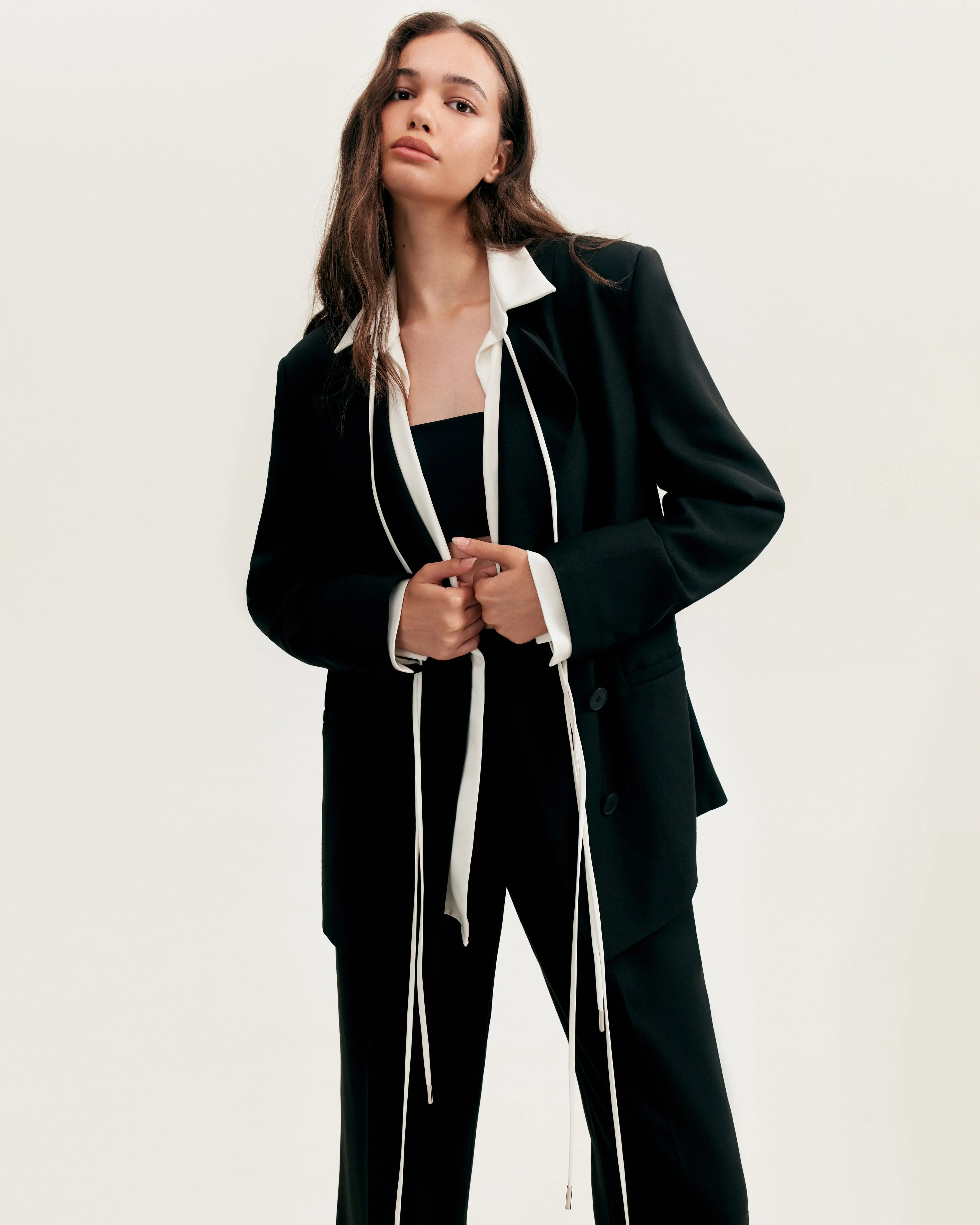 Panache black single-breasted blazer, Xo Xo - Image 5