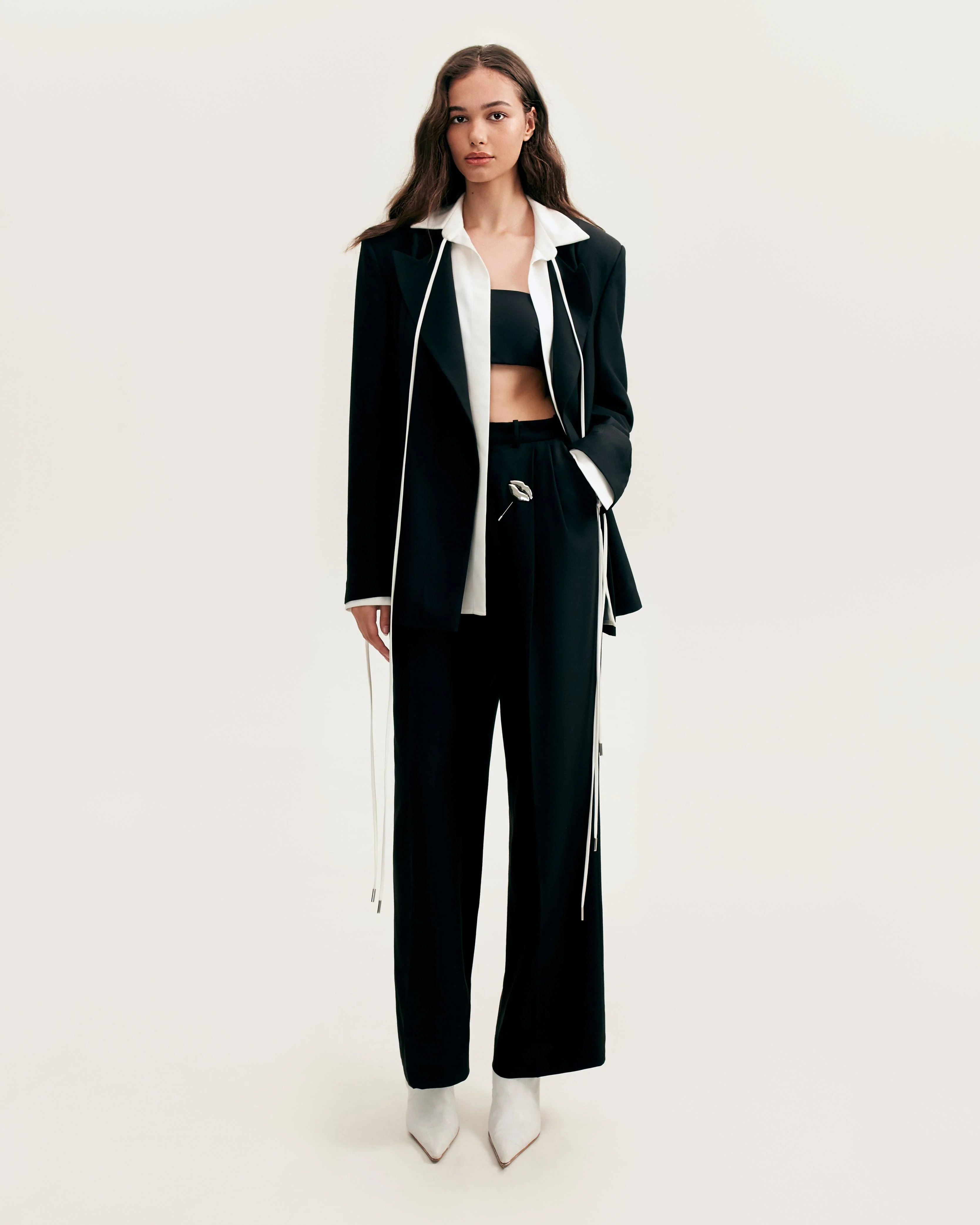 Panache black single-breasted blazer, Xo Xo - Image 8