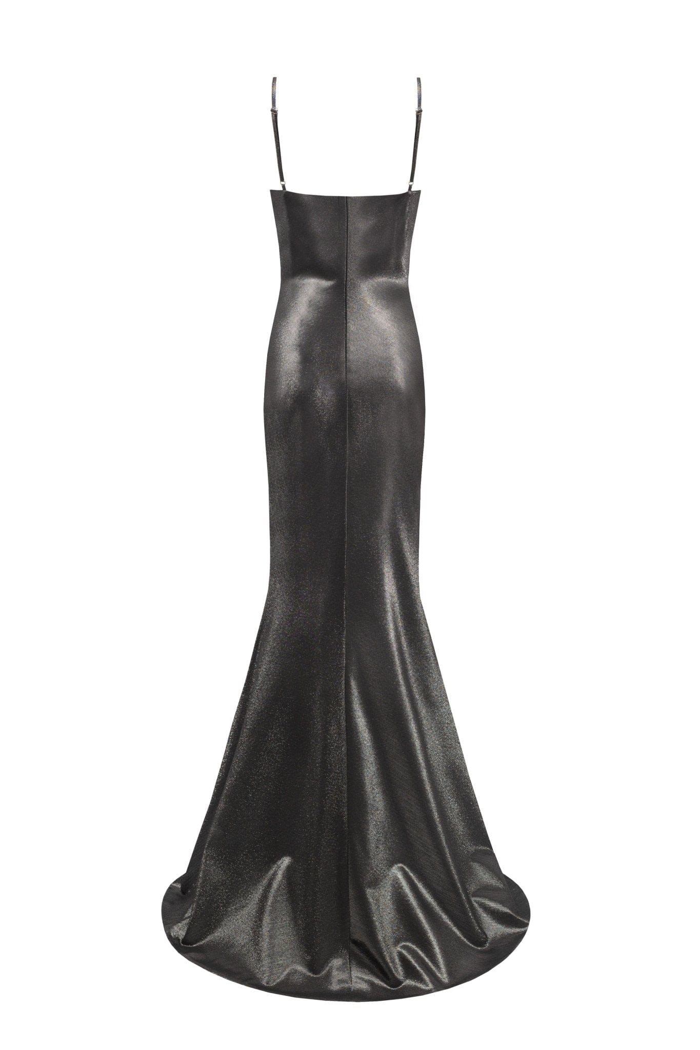 Shimmering graphite maxi dress - Image 4
