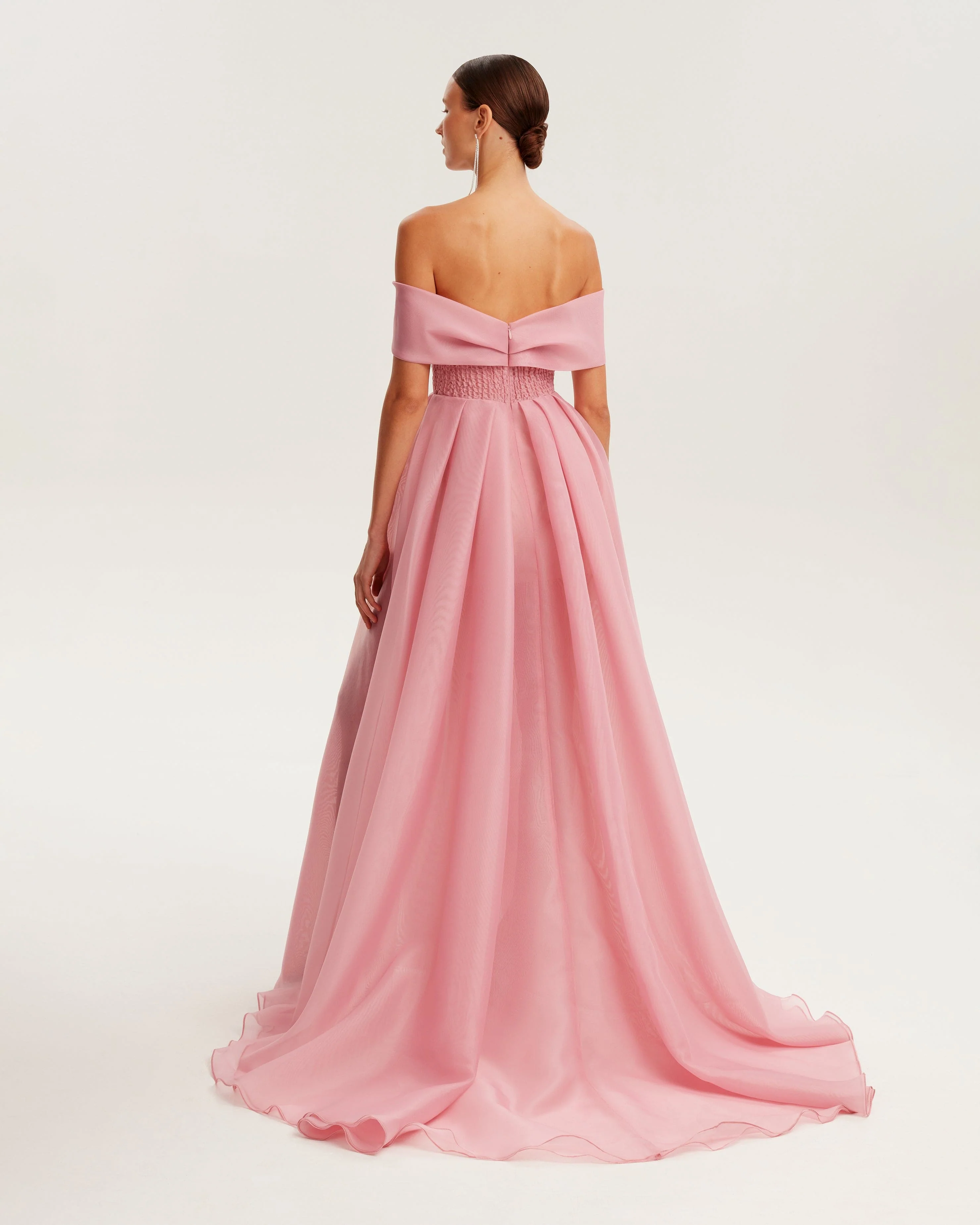 Sophisticated off-the-shoulder misty rose maxi dress, Garden of Eden - Image 3