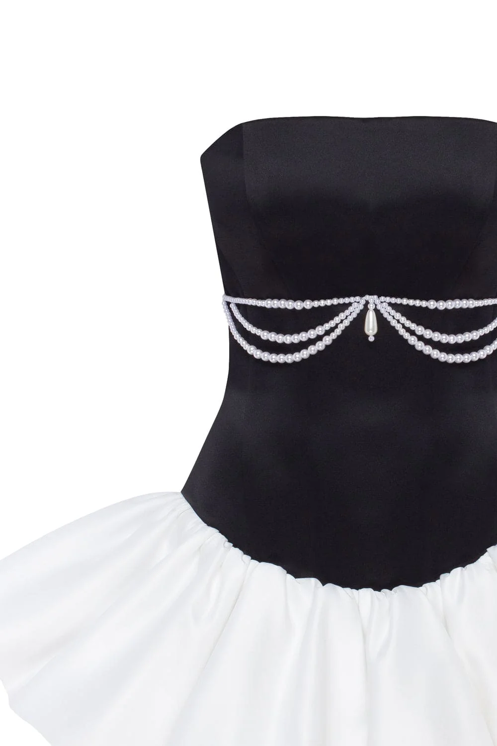 Swan-like mini corset dress, Glow-Up - Image 8